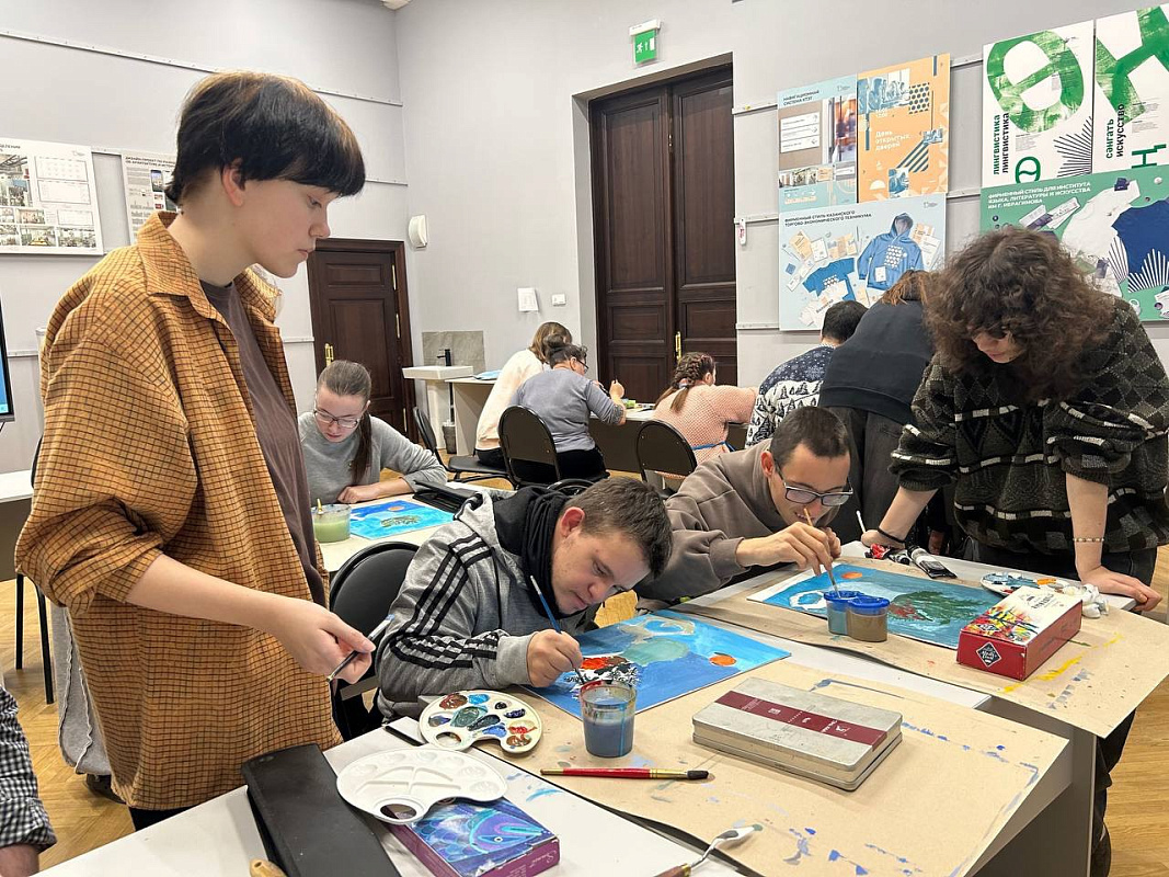 Зимний натюрморт в арт студии «Смотрите сердцем»